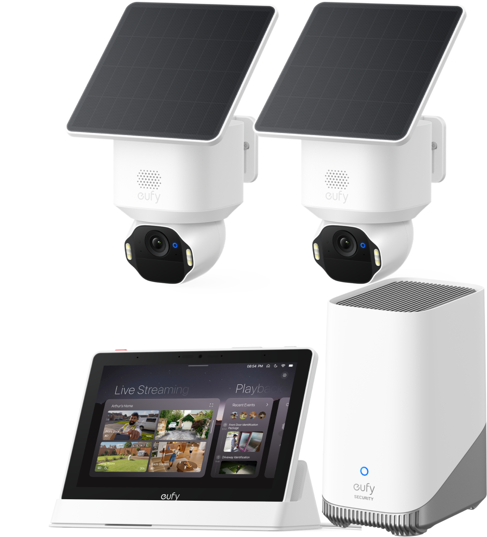 Anker eufy SoloCam E42 2-Kamera-Kit Eufy SoloCam E42 2-Kamera-Kit mit eufy Smart Display E10