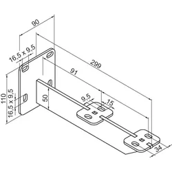 Zehnder Zubehör Wandkonsole WMORVS4, RAL 9016, 110501 110501