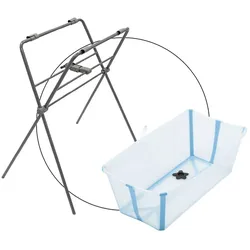 Stokke® FLEXIBATH Badewanne inkl. Badewannenständer, blau
