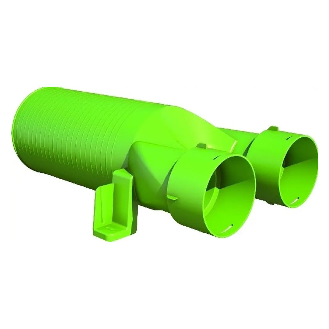 KG Wolf Anschlussteil DN125, 75mm L:325mm, 180G (2577881)