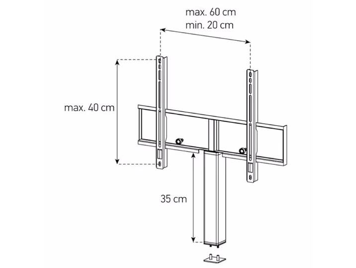 Balcar STA-ADP-HBLK-4060 TV-Möbel – TV Möbel – schwarz