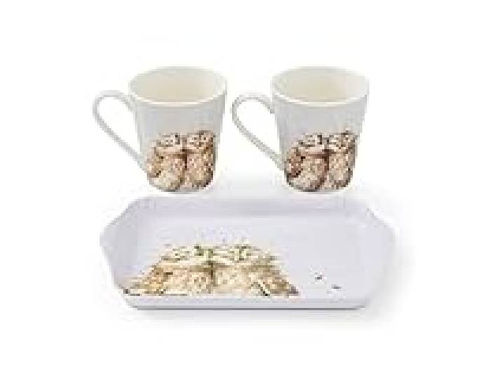 Wrendale Designs by Pimpernel X0011658893 Plateau en porcelaine Motif chouettes