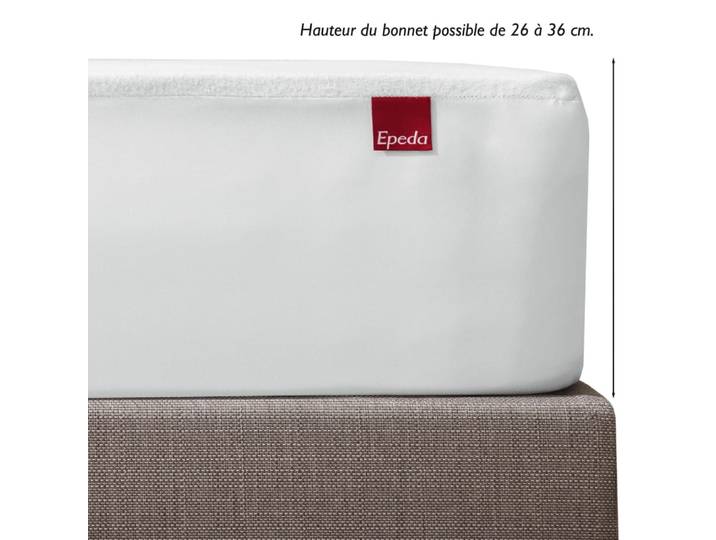 Protège matelas 100% coton imperméable 140x190 cm