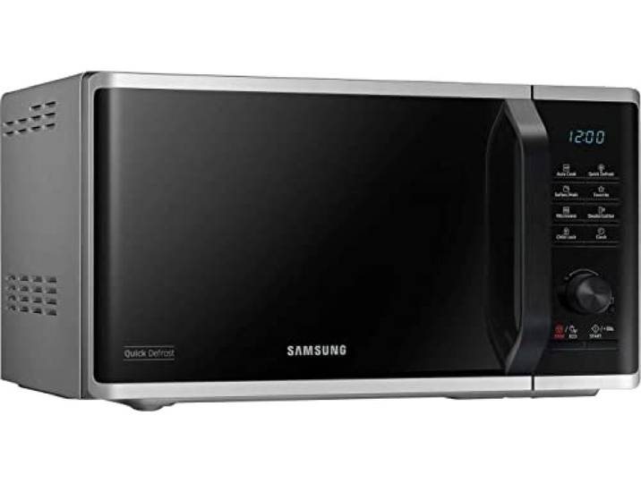 Samsung MS23K3515AS/EN micro-onde Comptoir - Micro-ondes (Comptoir\, Micro-ondes uniquement\, 23 L\, 800 W\, Boutons\, Rotatif\, Argent)