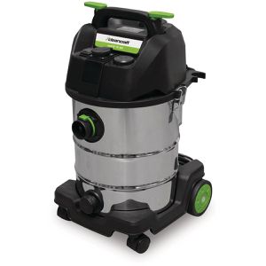 Cleancraft Nass-Trockensauger wetCAT 131 IRH, 30 Liter, 1200 W, Edelstahlbehälter, mit Steckdose