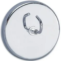MAUL Hakenmagnet groß 52mm nickel Packung mit 12 Stück