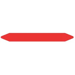 Brother, Etiketten, Pre-Cut Pipe Marker Rolls Red / Fire 26 X 250 mm Without Pictogr