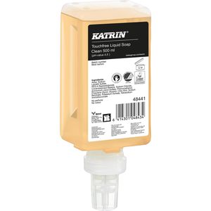 Katrin Seife Touchfree Liquid Soap Clean, 48441, Flüssigseife, parfümfrei, Nachfüller, 500 ml