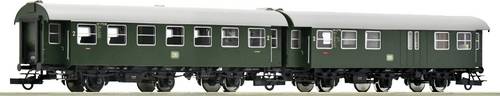 Roco 6200124 H0 2er-Set 2 Umbauwagen der DB Wagen 2. Klasse Gattung B3yge, Wagen 2. Klasse mit Gepäckabteil Gattung BD3yg