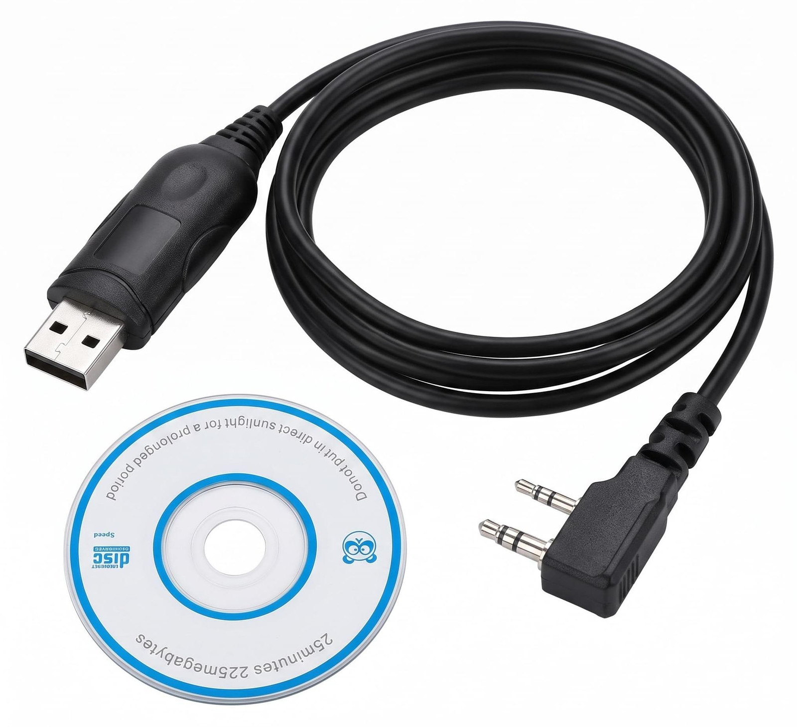 Selius USB-programmeerkabel voor portofoons met 2-pins aansluiting