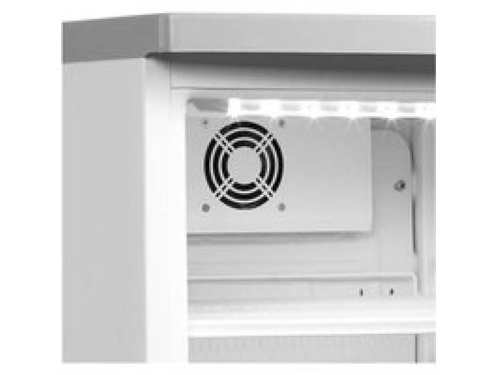 Armoire à Boissons Réfrigérée Vitrée Blanche BC85 w/Fan - TEFCOLD