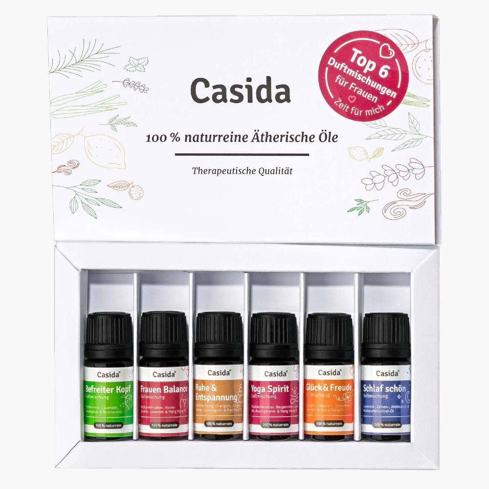 TOP 6 Duftmischungen für Frauen Zeit mich 6x5 ml Ätherisches Öl