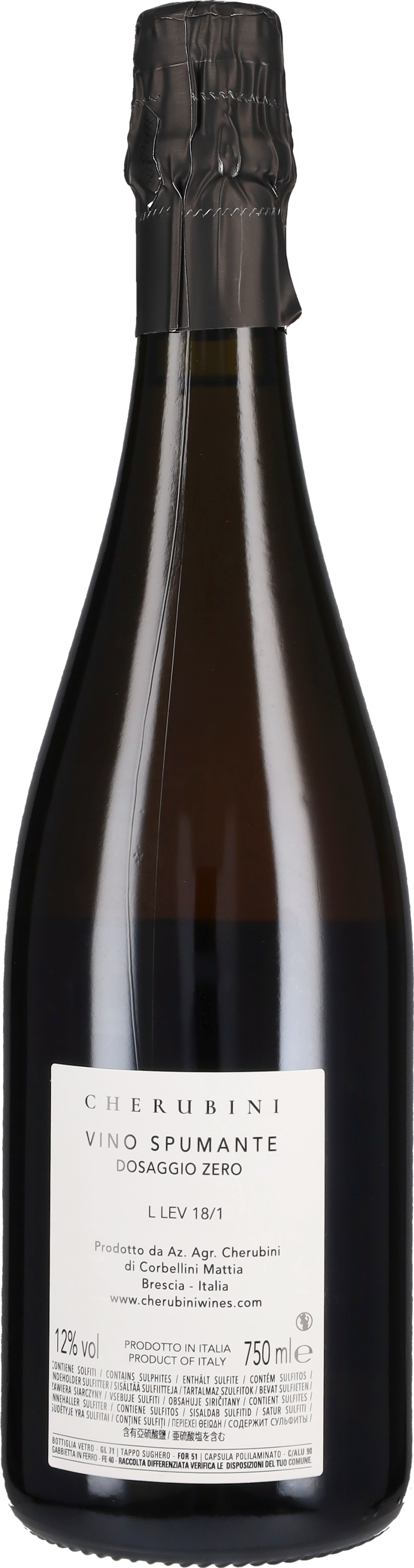 Spumante Rosé Metodo Classico 'Levis' Cherubini