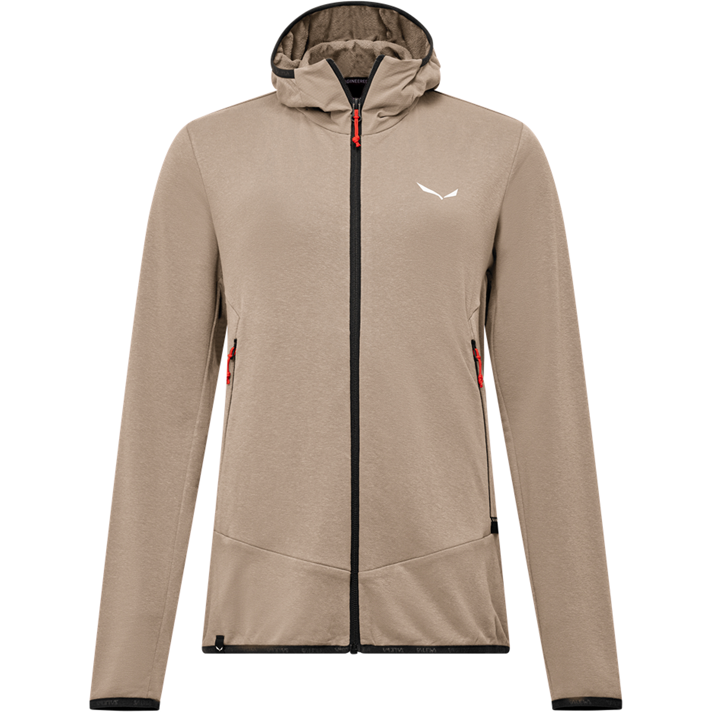 Salewa Agner Hemp 2 Damen Fleecejacke beige Größe M Trekking Hautfreundlich