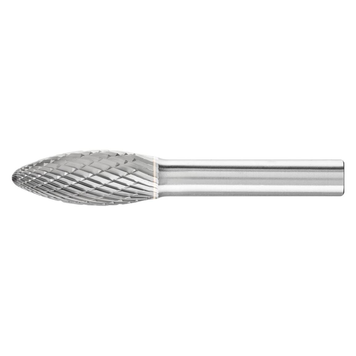 Pferd Hartmetall Hochleistungsfrässtift TOUGH Flamme B Ø 12x30mm Schaft-Ø 8 mm schlagfest (B 1230/8 TOUGH)