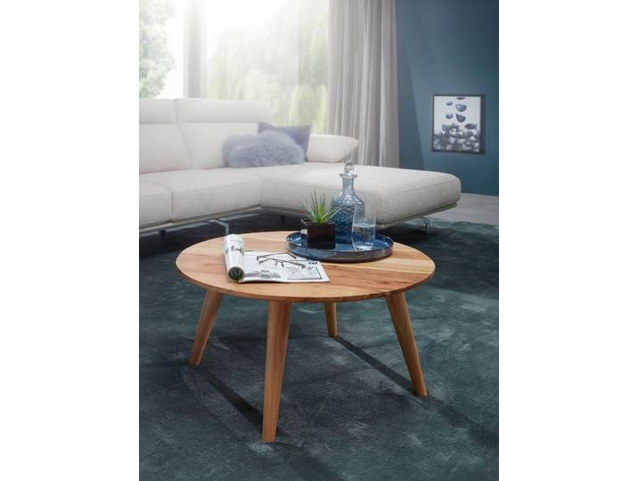 Table basse BOHA bois massif acacia Table de salon ronde Ø75
