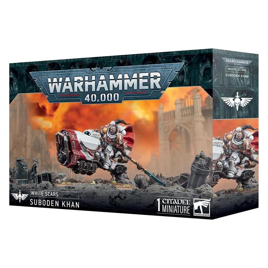 Games Workshop Warhammer 40k - White Scars Suboden Khan (Kunststoff) (55-71)