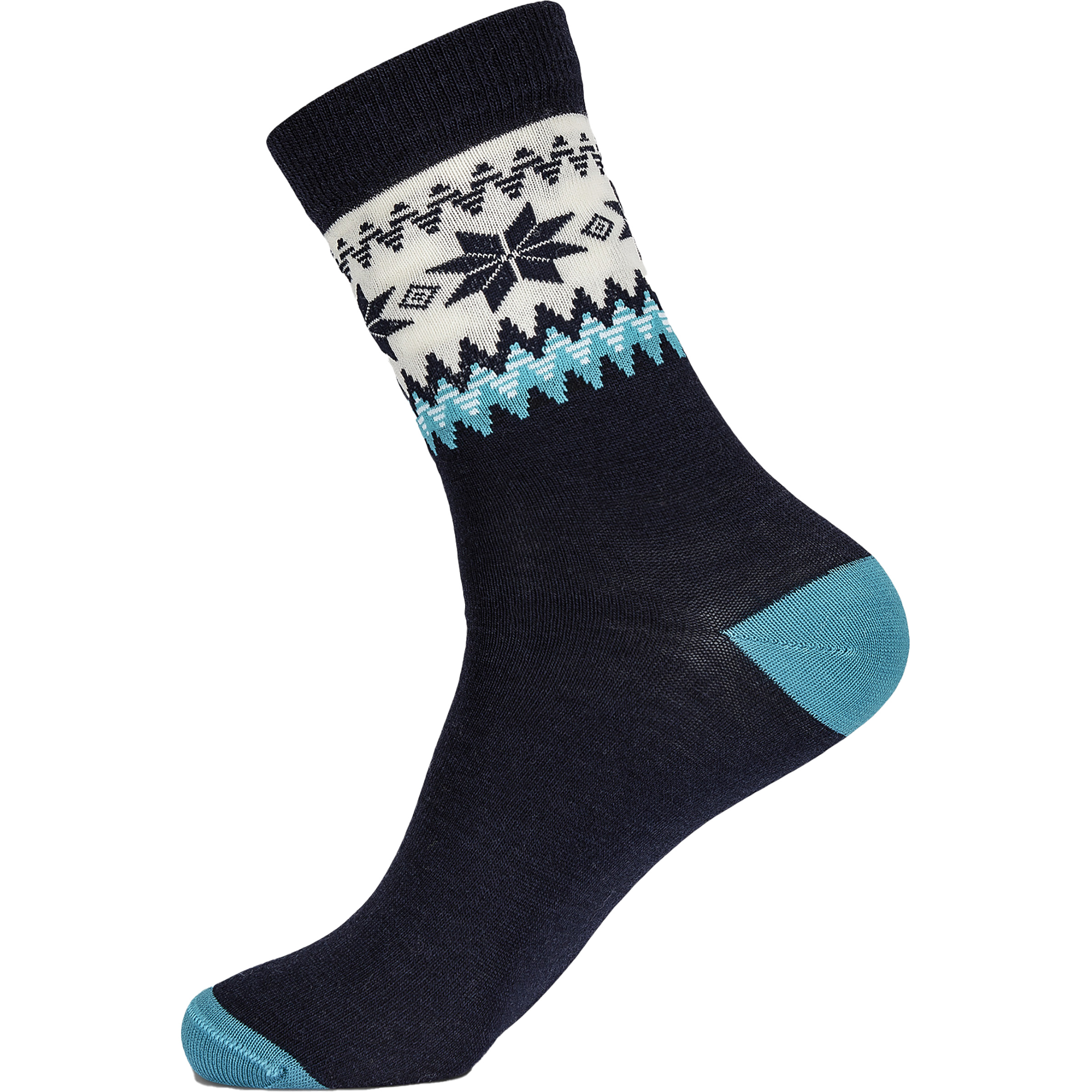 Dale of Norway Myking Freizeitsocken blau Größe M Lifestyle Elastisch Merinowolle