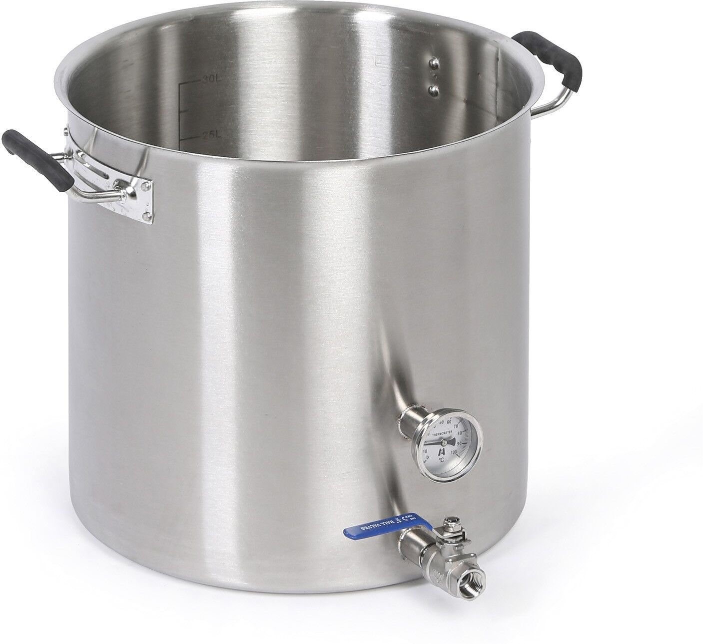 B2B Partner Edelstahltopf mit Ausgießer, 360 x 360 mm, 36 l