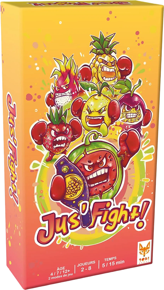 Ju's Fight Card Game for 2-8 Players, Ages 7+, by Topi Games