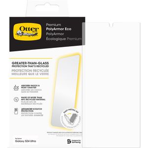 Otterbox Displayschutzfolie PolyArmor Premium Eco, für Samsung Galaxy S24 Ultra, aus Kunststoff
