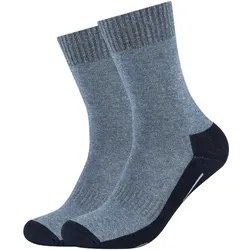 2er Pack camano Pro Tex Crew Funktionssocken 0004 - navy 39-42