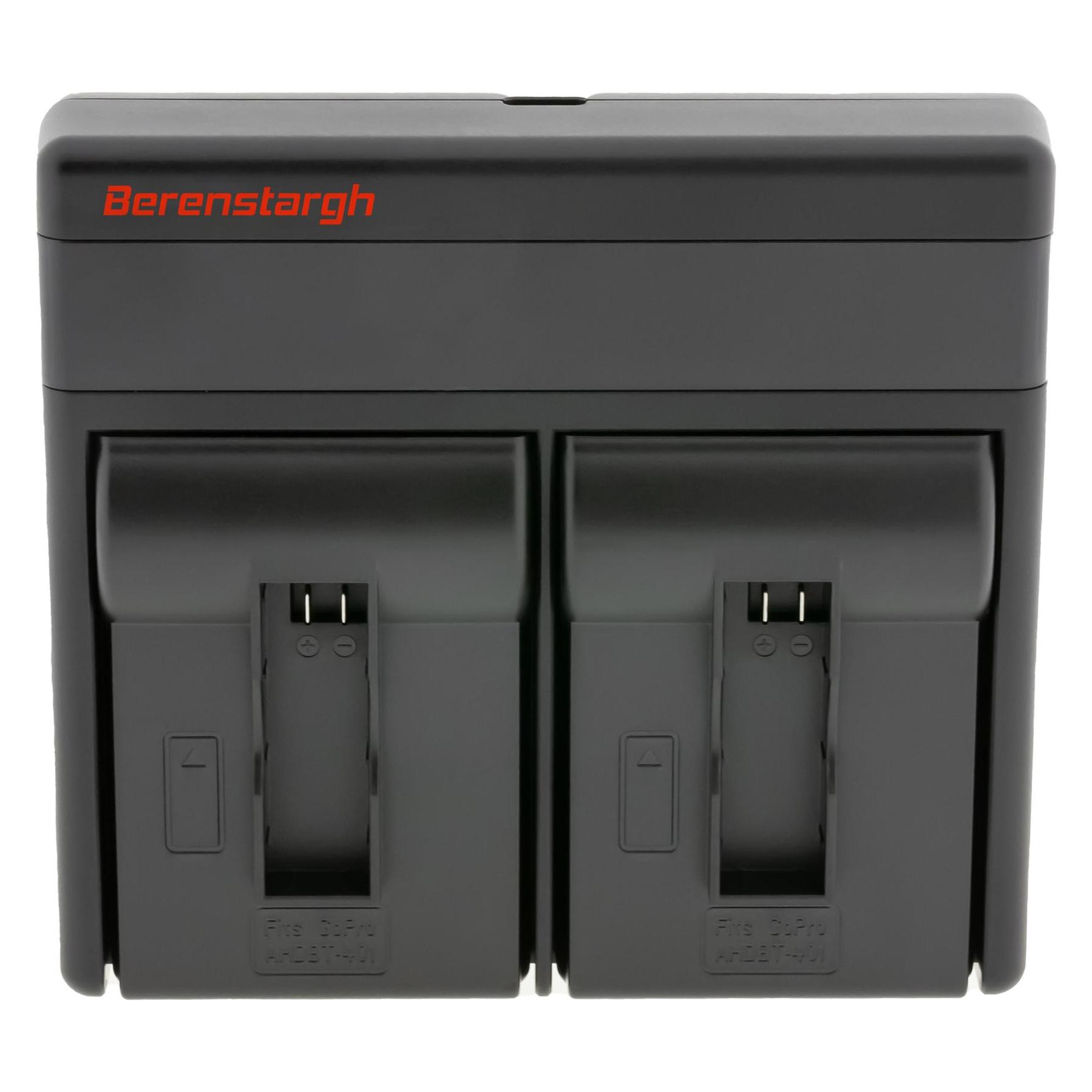 Berenstargh Dual PD Hyper Ladegerät f. GoPro AHDBT-401 USB-C in/out Powerbankfunktion (61064439)