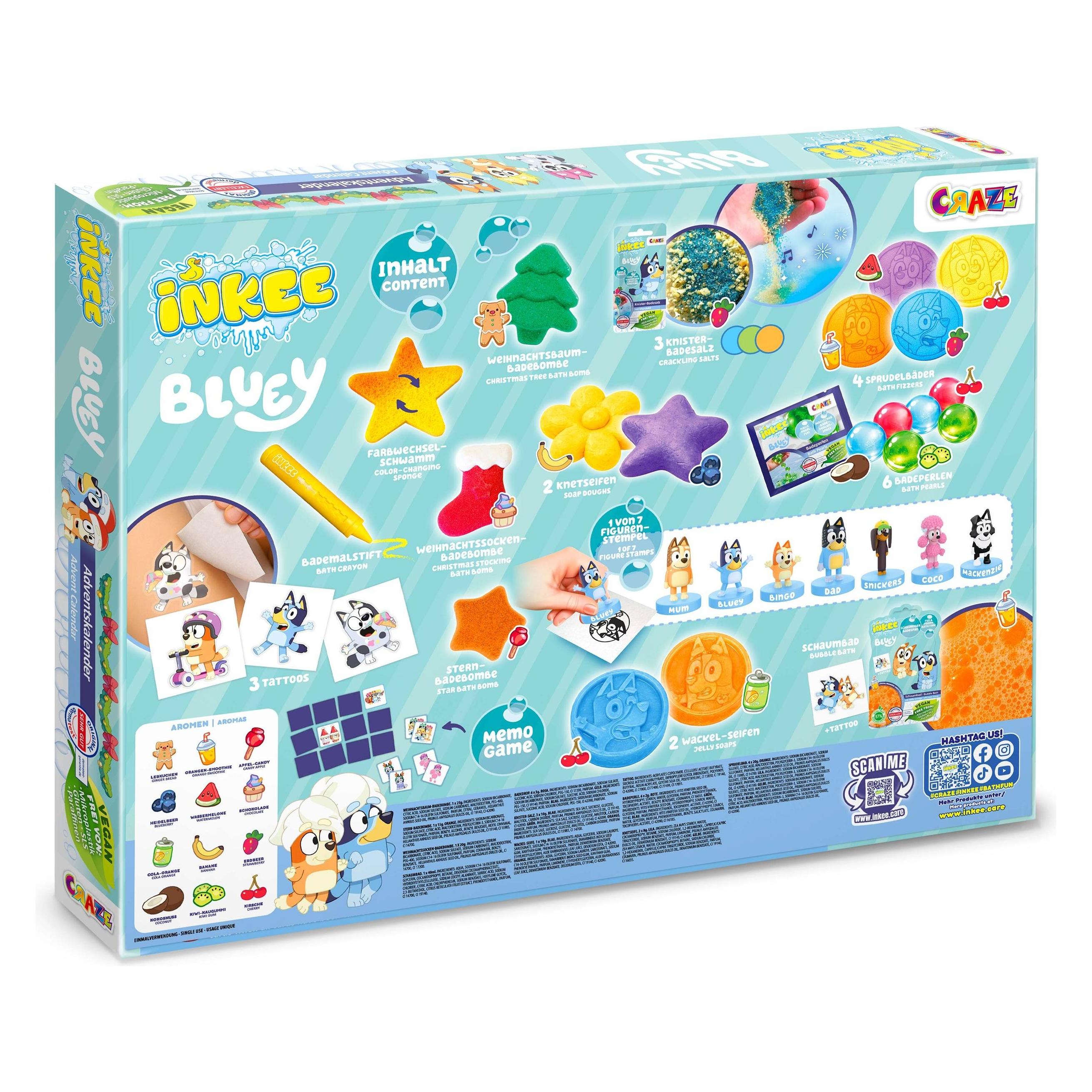 Craze Adventskalender Bluey (24 Türchen) (79676)
