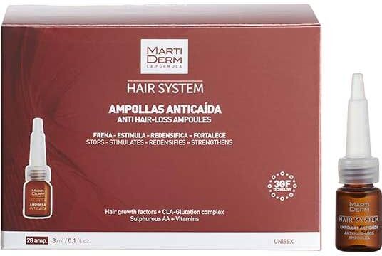 MARTIDERM ® Hair System Ampollas Anticaída 28amp