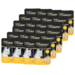 Miamor Feine Filets - Katzennassfutter Hühnerfilets mit Thunfisch 24x100g