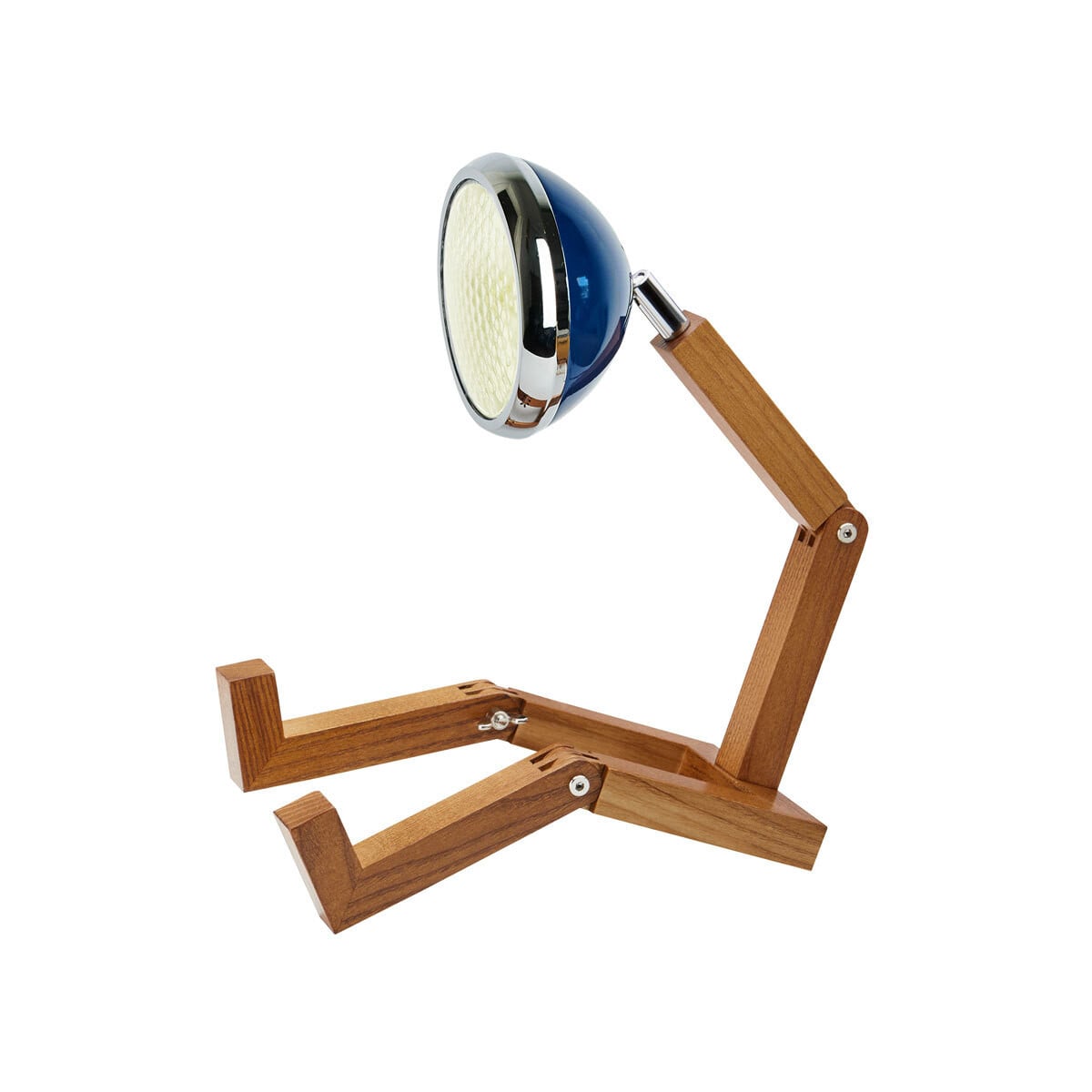 Piffany Mr. Wattson Cobra tafellamp blauw met LED