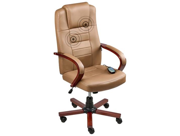 MASSAGESTUHL Hellbraun Diamond