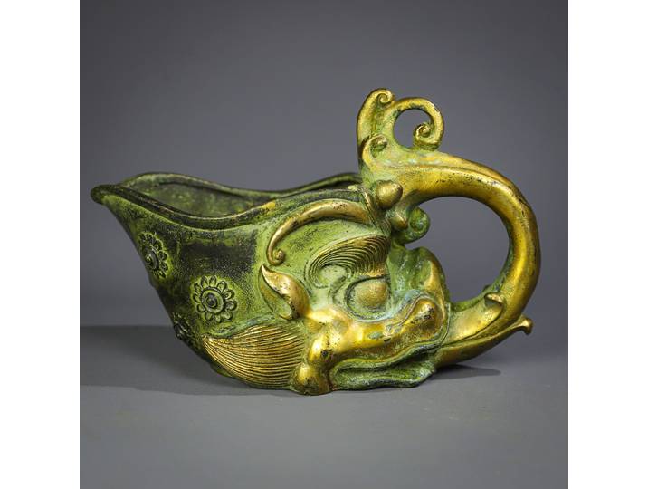 6 Collection de Temple tibétain vieille Statue de Dragon en laiton tasse de Dragon flagon bouilloire flagon théière Amass richesse ornements