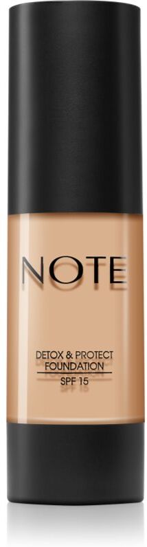 Note Cosmetique Detox & Protect Mat flydende foundation SPF 15 Skygge 03 Medium Beige 30 ml