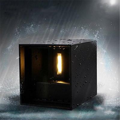 Silver Stone Store Aluminium LED Wall Lamp, Outdoor Sconce, Garden Yard Porch Light, Aisle Decor, Indoor Bedside Lighting black Body warm White 3000k