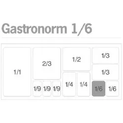 DENOX Luftdicht Gastronox 1/6 H100