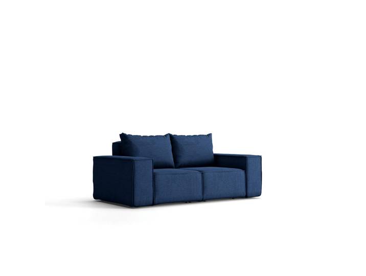 Kaiser Möbel Gartensofa Sofa Für Den Garten Sonne Marineblau, Blau, Holz, 180x73x88 cm, Gartenmöbel, Loungemöbel, Gartensofas & Loungesofas