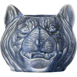 Abner Übertopf 14 cm blau
