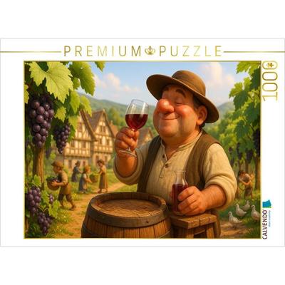 CALVENDO Puzzle Stolzer Winzer | 1000 Teile Lege-Größe 64x48cm Foto-Puzzle für glückliche Stunden