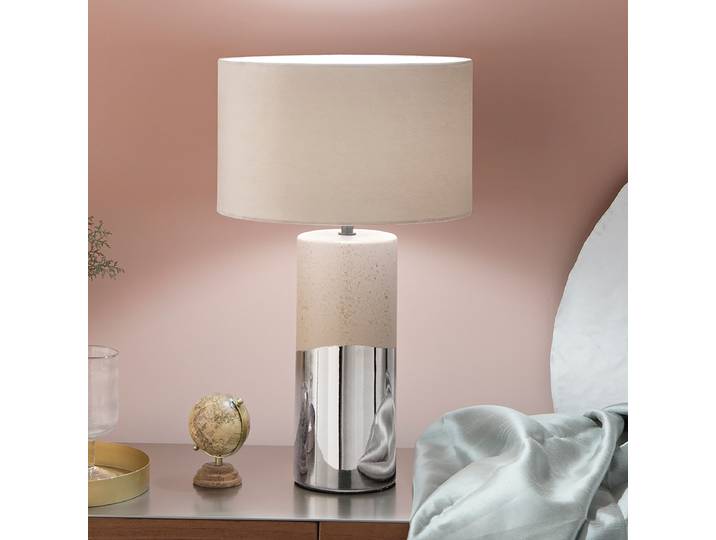 Lampe de table Tataka 33 x 55 x 33cm Marron/Marron Coton E27