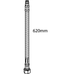 Ideal Standard flexibler Schlauch, G3/8, M8X1, B960364NU