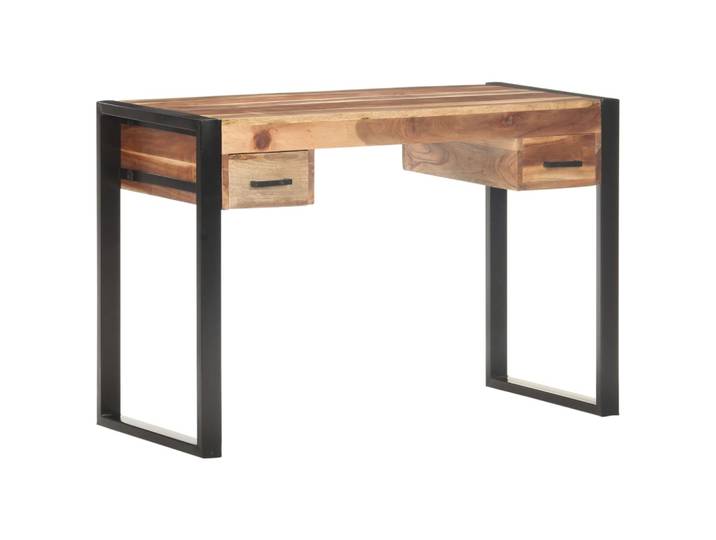 vidaXL Schreibtisch 110x50x76 cm Massivholz