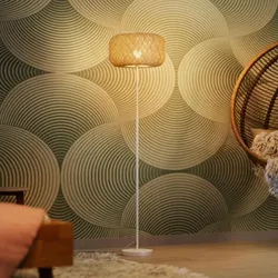 OSRAM Stehleuchte Decor Bale aus Papier mit E27 Fassung beige