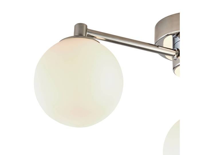 Searchlight Deckenleuchte Tiberius, dimmbar, chrom / silber, für Wohn- / Esszimmer, Glas, Modern, Deckenlampe