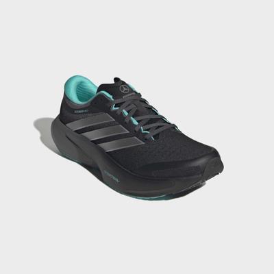 Laufschuh ADIDAS PERFORMANCE "SUPERNOVA RISE 3 MERCEDES AMG PETRONAS F1 TEAM", Herren, Gr. 42, schwarz (core schwarz, silber metallic, semi mint rush), Synthetik, Schuhe Laufschuh, Mercedes AMG Motorsport