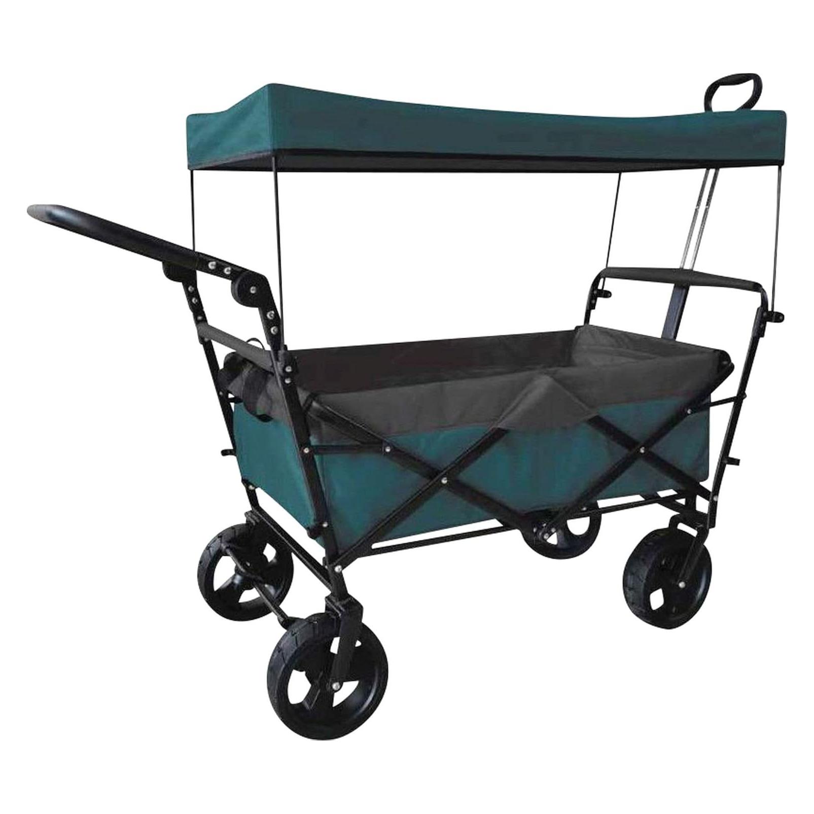 Outdoor Active Bollerwagen "Petrol" mit Dach, faltbar (0071302121)