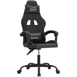 vidaXL Alwonberg (Ohne Fussablage), Gaming Stuhl, Schwarz