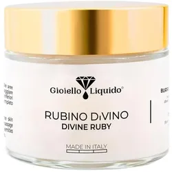Gioiello Liquido, Bodylotion, Anti-Aging Dark Body Butter mit Rubinpulver, Jojobaöl, Weizenkeimöl, Hyaluronsäure, Kollagen (Body Butter, Körpercreme, 200 ml)