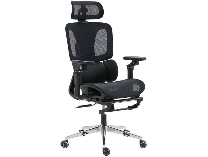 Homcom Massagesessel Chefsessel Gamingstuhl Drehstuhl Massagebürostuhl Schwarz, Kunststoff, 67x133x71 cm, Büromöbel, Bürostühle, Drehstuhl