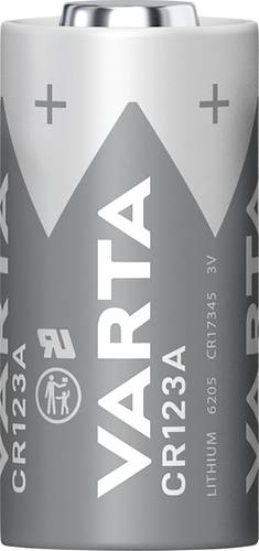 Varta LITHIUM Cylindrical CR123A Blister 2 Fotobatterie CR123A Lithium 1430 mAh 3V 2St.